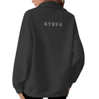 Women's Half-Zip Sweatshirt With Fleece|DTF