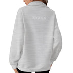 Women's Half-Zip Sweatshirt With Fleece|DTF