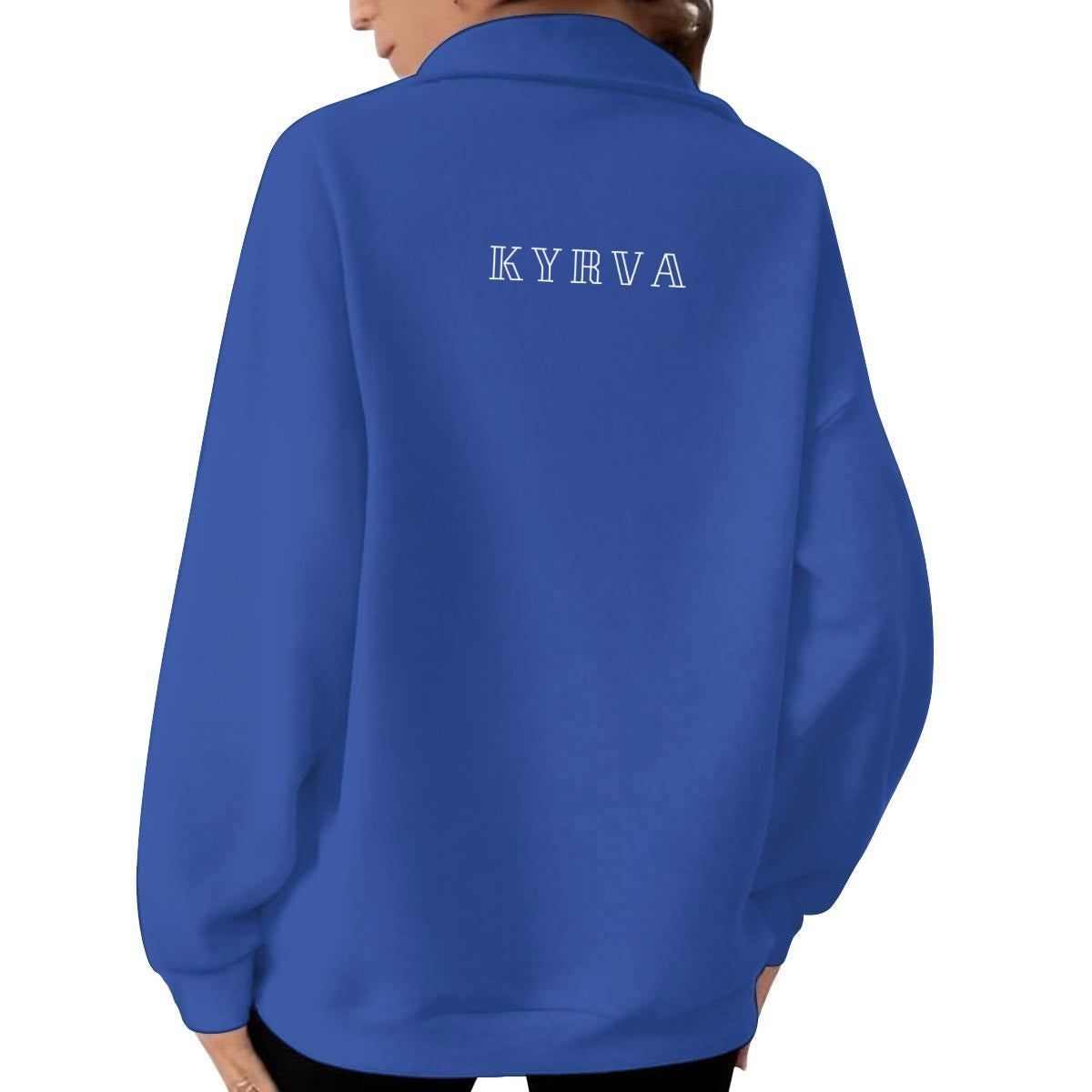 Women's Half-Zip Sweatshirt With Fleece|DTF